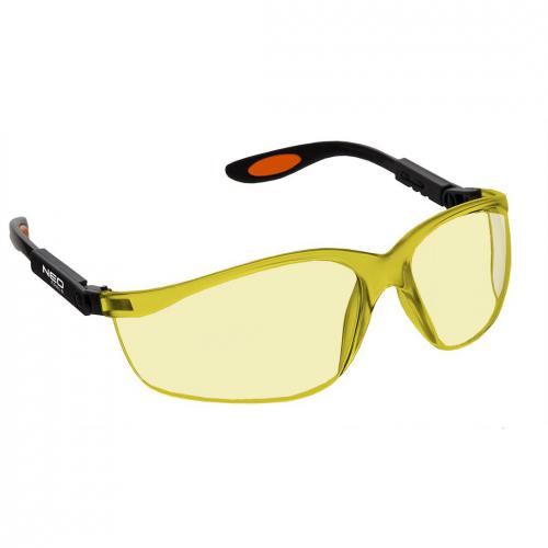 Ochranné brýle polikarbátová žlutá èoèka, regulaèní rámeèek